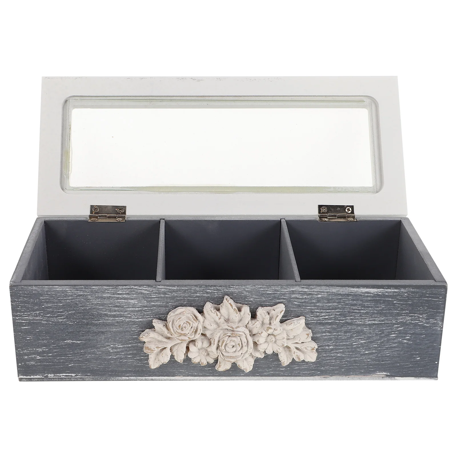 3-х отделений, деревянная шкатулка для драгоценностей, прозрачная крышка, органайзер для хранения большой емкости для ожерелья, колец, сережек, винтажного стиля 
3-х отделений, деревянная шкатулка для драгоценностей, прозрачная крышка, органайзер для хранения большой емкости для ожерелья, колец, сережек, винтажного стиля