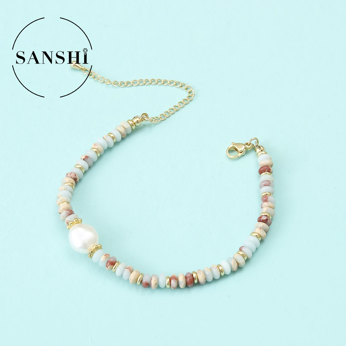 Bohemian Resort Style Natural Serpentine Pearl Bracelet Women Fashion Jewelry Unusual Bracelet Suitable for Vacation Party Gifts
Bohemian Resort Style Natural Serpentine Pearl Bracelet Women Fashion Jewelry Unusual Bracelet Suitable for Vacation Party Gifts