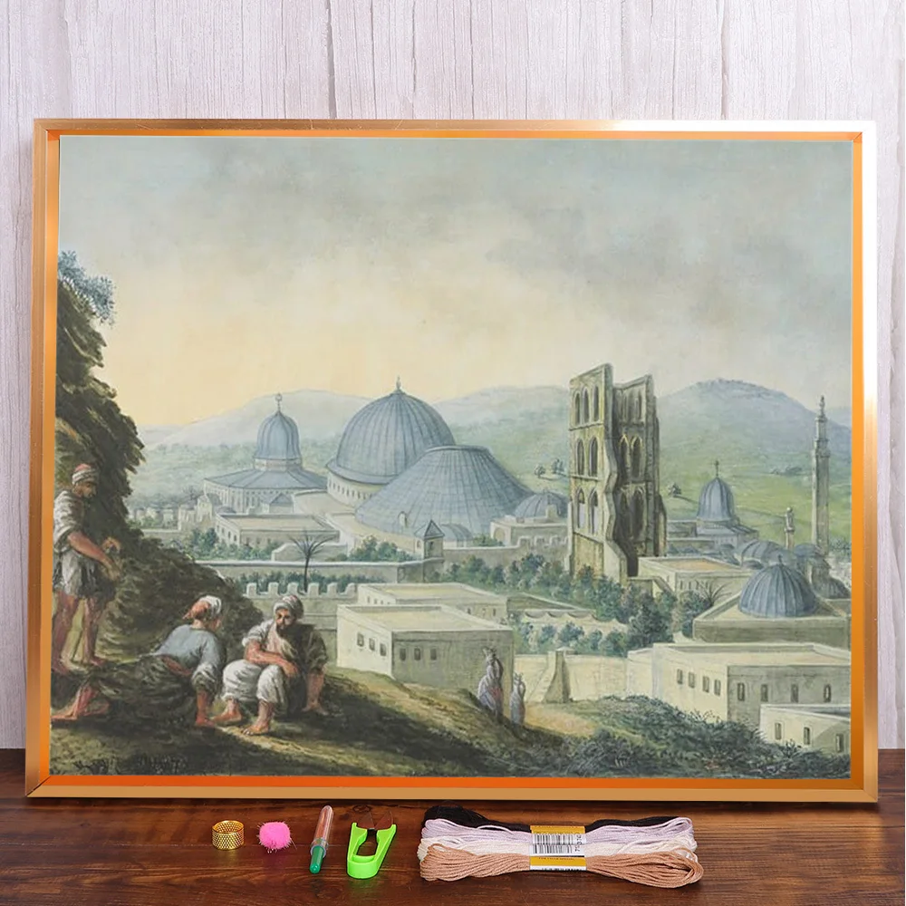 Jerusalem With The Church Printed Canvas 11CT Cross-Stitch Set DIY Embroidery Craft Sewing Hobby Needlework Package Gift Floss
Jerusalem With The Church Printed Canvas 11CT Cross-Stitch Set DIY Embroidery Craft Sewing Hobby Needlework Package Gift Floss