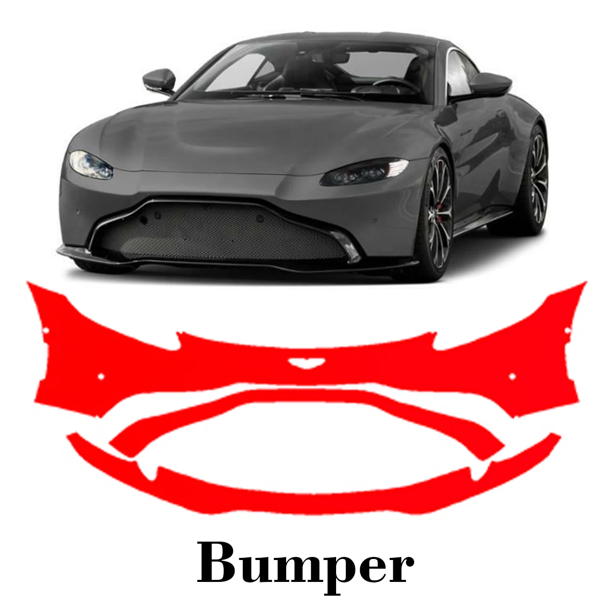 Car Precut Paint Protection Film Front Bumper Anti-scratch Exterior TPU PPF For Aston Martin Vantage 19-2021
Car Precut Paint Protection Film Front Bumper Anti-scratch Exterior TPU PPF For Aston Martin Vantage 19-2021