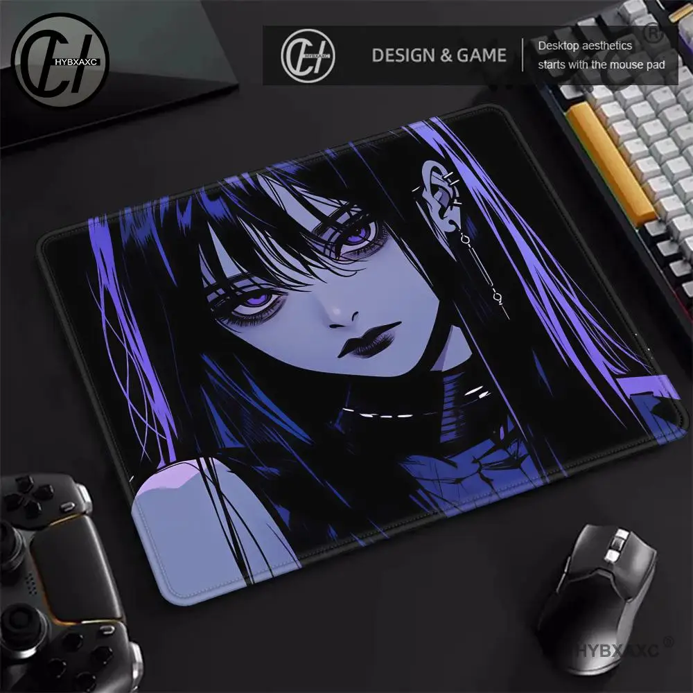 HYBXAXC Dark Anime Gothic Girl Mouse Pad Non-Slip Desk Mat Purple Neon Waifu Gaming Mousepad For PC Laptop
HYBXAXC Dark Anime Gothic Girl Mouse Pad Non-Slip Desk Mat Purple Neon Waifu Gaming Mousepad For PC Laptop