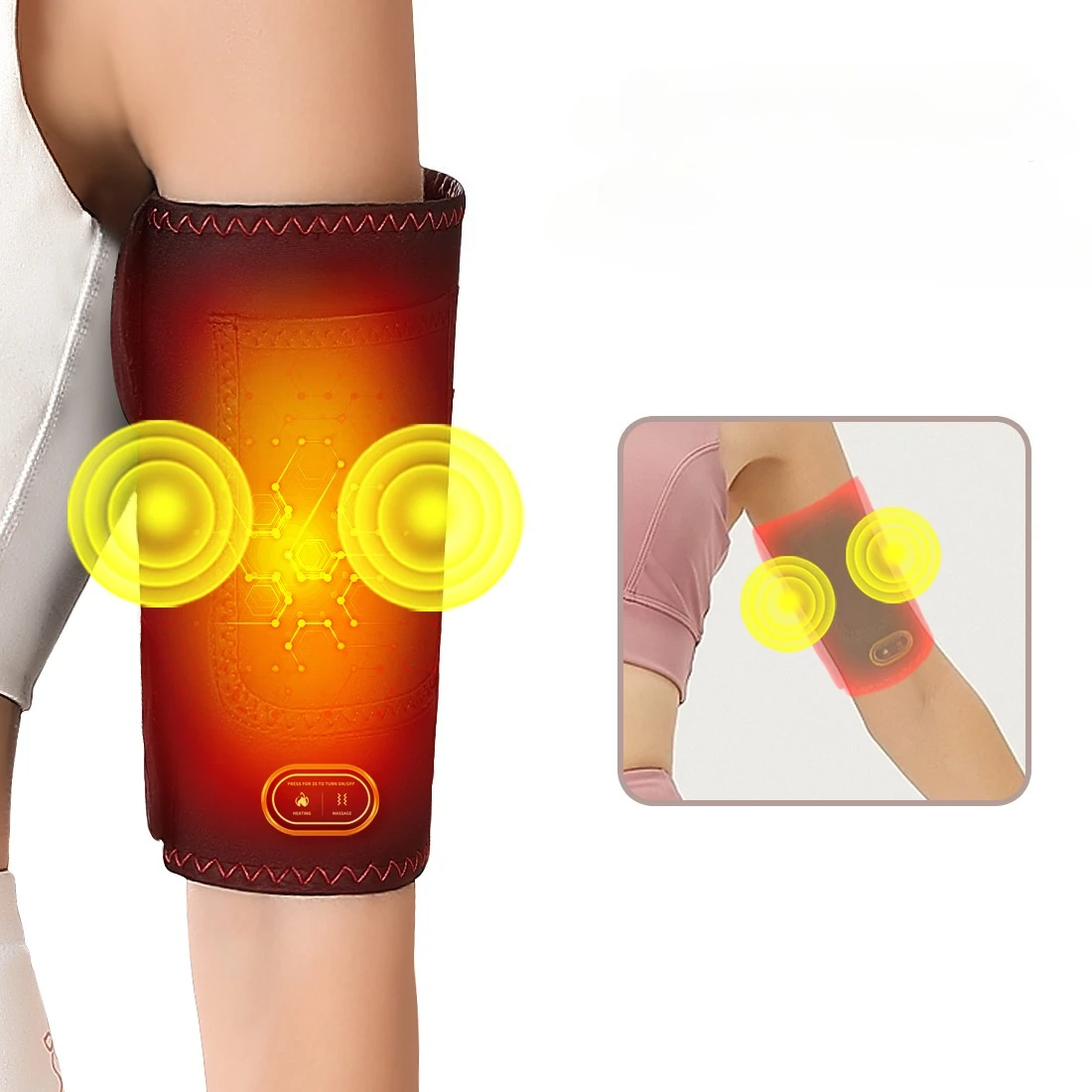 Электрическая грелка для рук с полной оберткой, 3 режима теплового массажа, массажер для предплечья, функция таймера, способствующая после тренировки, восстановление, использование на открытом воздухе
Электрическая грелка для рук с полной оберткой, 3 режима теплового массажа, массажер для предплечья, функция таймера, способствующая после тренировки, восстановление, использование на открытом воздухе