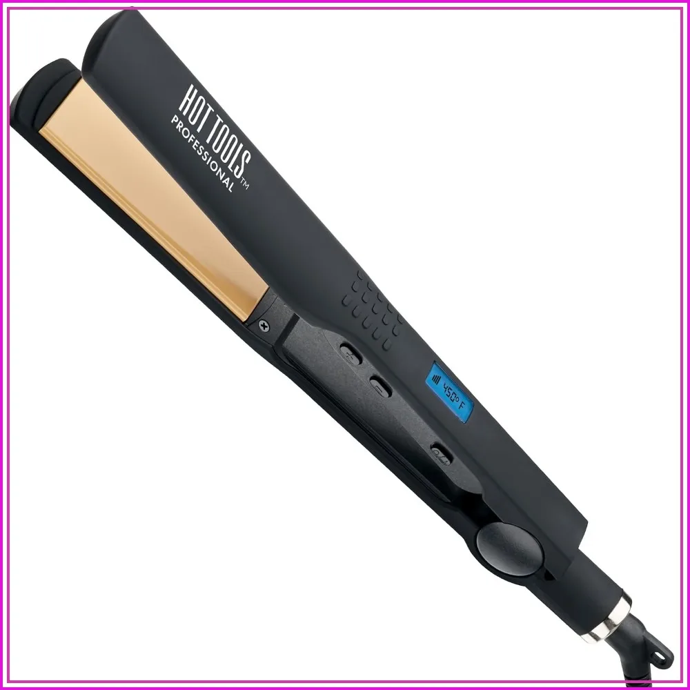 Nano Ceramic Flat Iron | 1-1/4 in Wide Plate for Fast Styling, Shine & Less Frizz
Nano Ceramic Flat Iron | 1-1/4 in Wide Plate for Fast Styling, Shine & Less Frizz