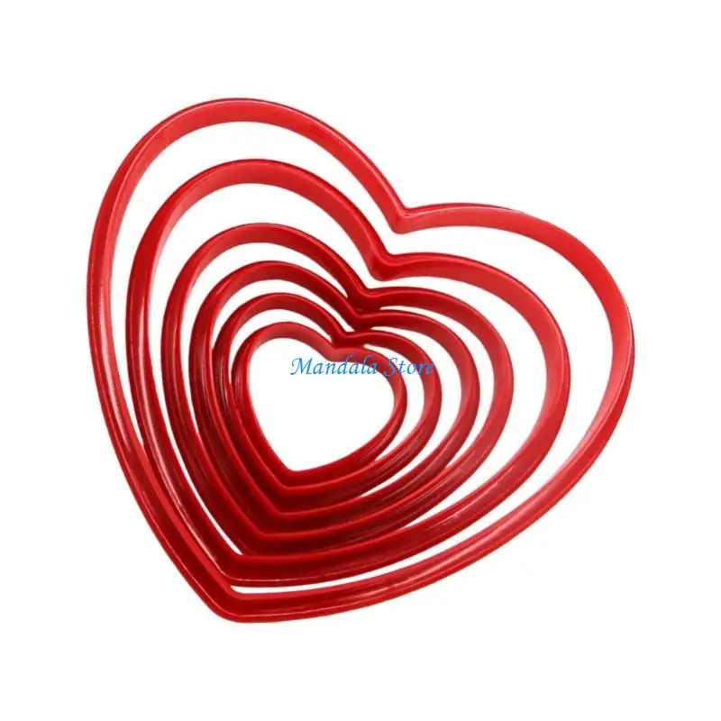 U2JC Stackable Baking Molds Set Of 6 Star Heart Designs Easy Storage ABS Substance
U2JC Stackable Baking Molds Set Of 6 Star Heart Designs Easy Storage ABS Substance
