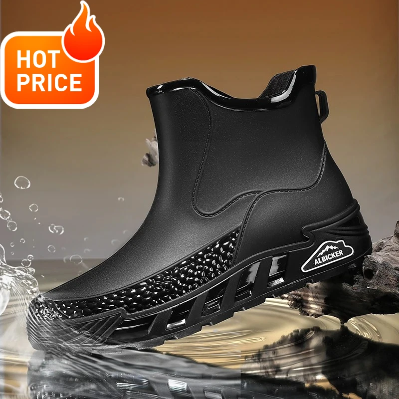 Trendy Rain Boots Short Couple Unisex Anti-slip Waterproof Comfortable Windproof Suitable for Outside Botas Para Lluvia
Trendy Rain Boots Short Couple Unisex Anti-slip Waterproof Comfortable Windproof Suitable for Outside Botas Para Lluvia