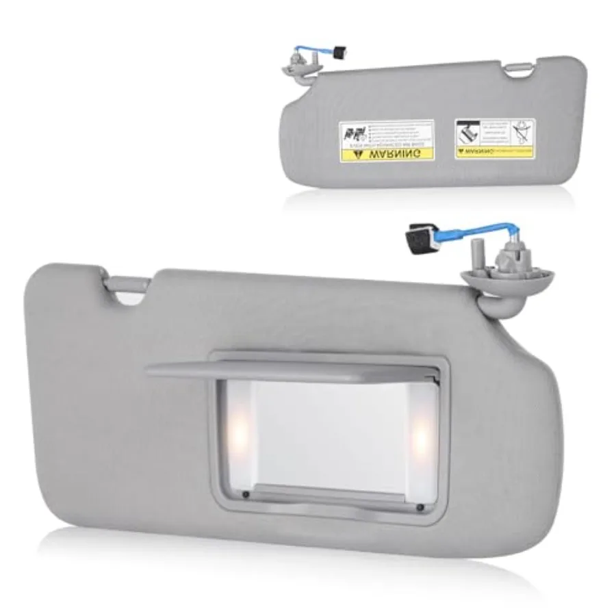 Right Passenger Side Sun Visor with Light Fit for Honda CRV 2017 2018 2019 2020 2021 2022 Replaces for 83230TLAA12ZB Gray
Right Passenger Side Sun Visor with Light Fit for Honda CRV 2017 2018 2019 2020 2021 2022 Replaces for 83230TLAA12ZB Gray