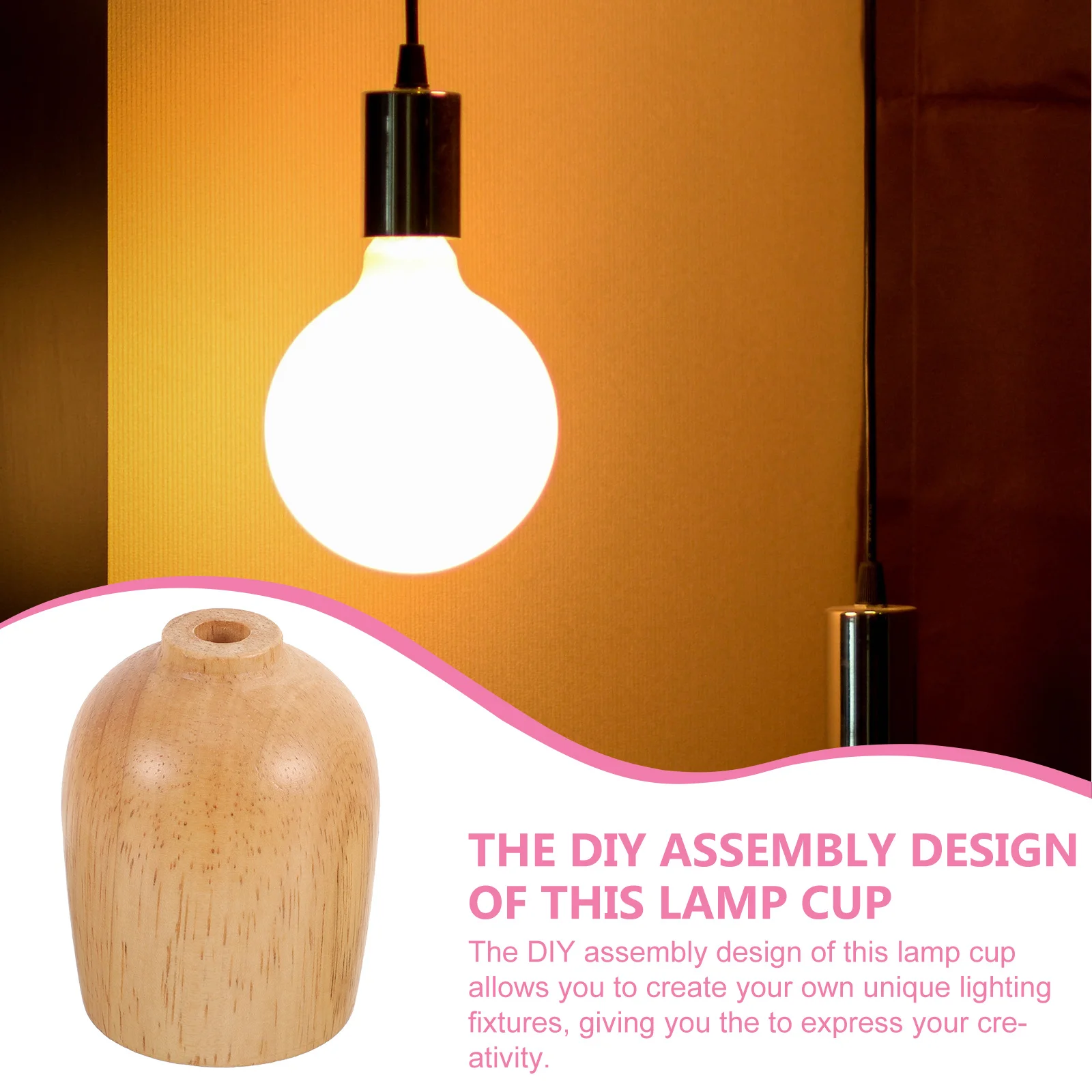 E27 Lamp Cup Base Solid Wood Holder Easy DIY Assembly for Table Floor Lamps Retro Style E27 Lamp Cup Base Lampshade Finial
E27 Lamp Cup Base Solid Wood Holder Easy DIY Assembly for Table Floor Lamps Retro Style E27 Lamp Cup Base Lampshade Finial