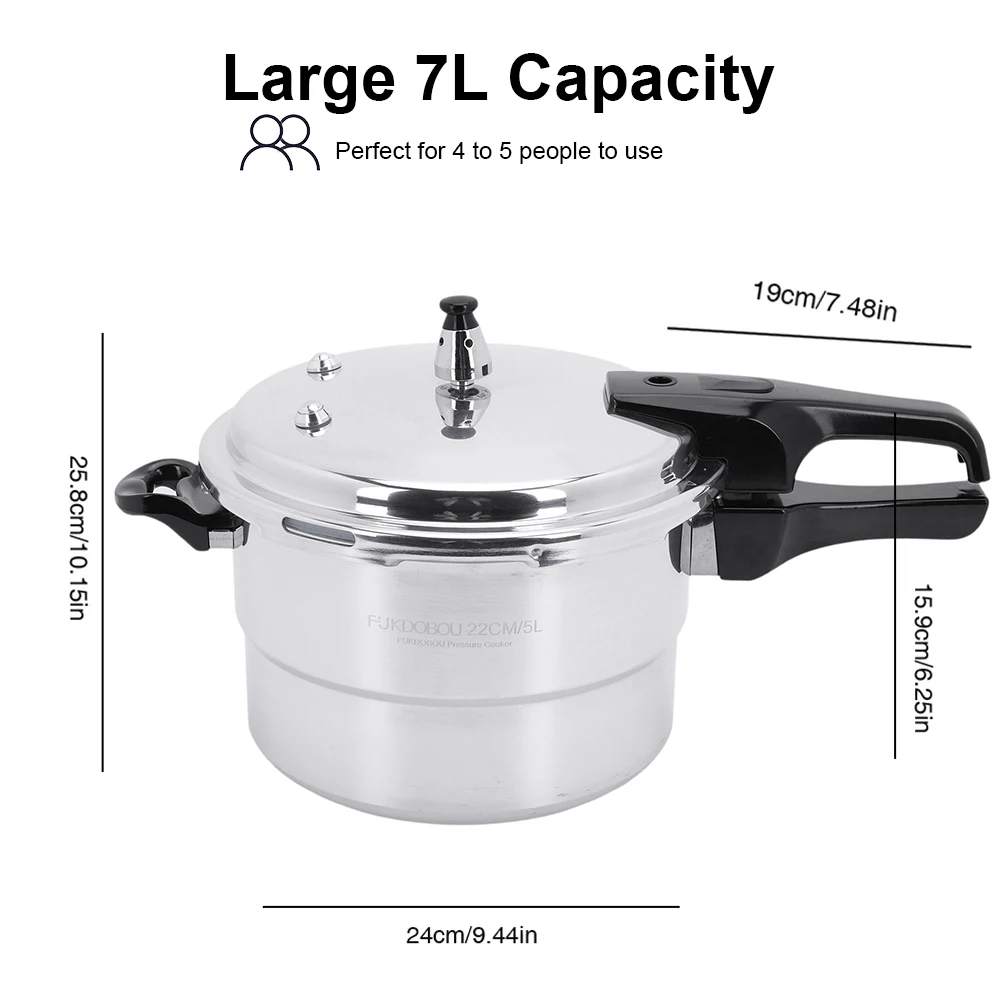 Aluminum Cooker with Steamed Layer Cooker Household Stovetop Canner for Gas and Induction Stoves
Aluminum Cooker with Steamed Layer Cooker Household Stovetop Canner for Gas and Induction Stoves