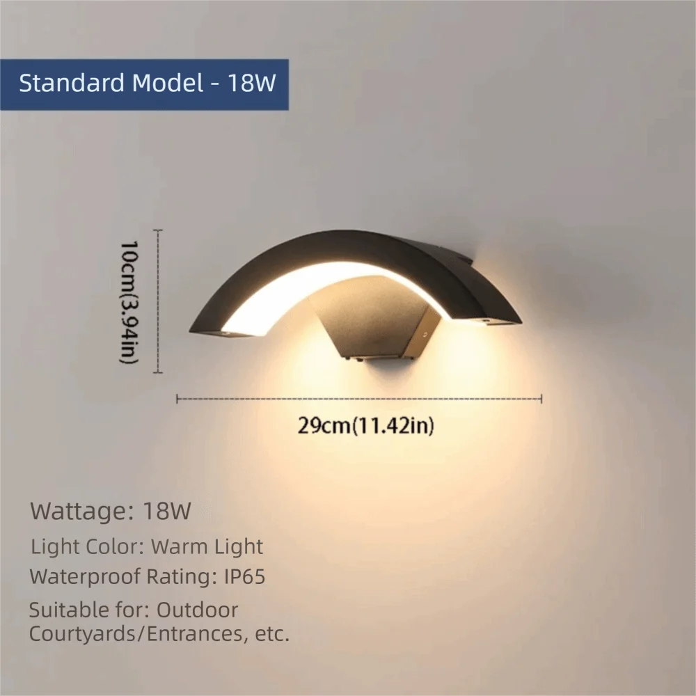 Modern Design LED Wall Lamp Motion Sensor Induction Human Body Sensing Light Waterproof LED Waterproof Wall Light Garden
Modern Design LED Wall Lamp Motion Sensor Induction Human Body Sensing Light Waterproof LED Waterproof Wall Light Garden