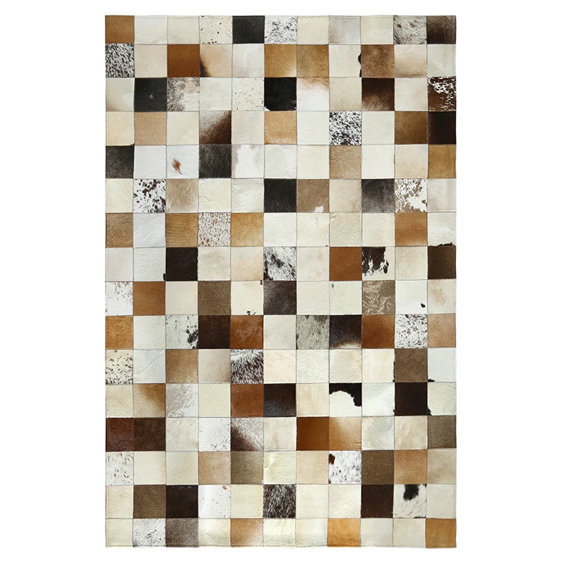 Nordic Brown Plaid Rugs Living Room Real Cowhide Carpet Luxury Simple Coffee Table Handmade Mat Carpet Bedroom Customize
Nordic Brown Plaid Rugs Living Room Real Cowhide Carpet Luxury Simple Coffee Table Handmade Mat Carpet Bedroom Customize
