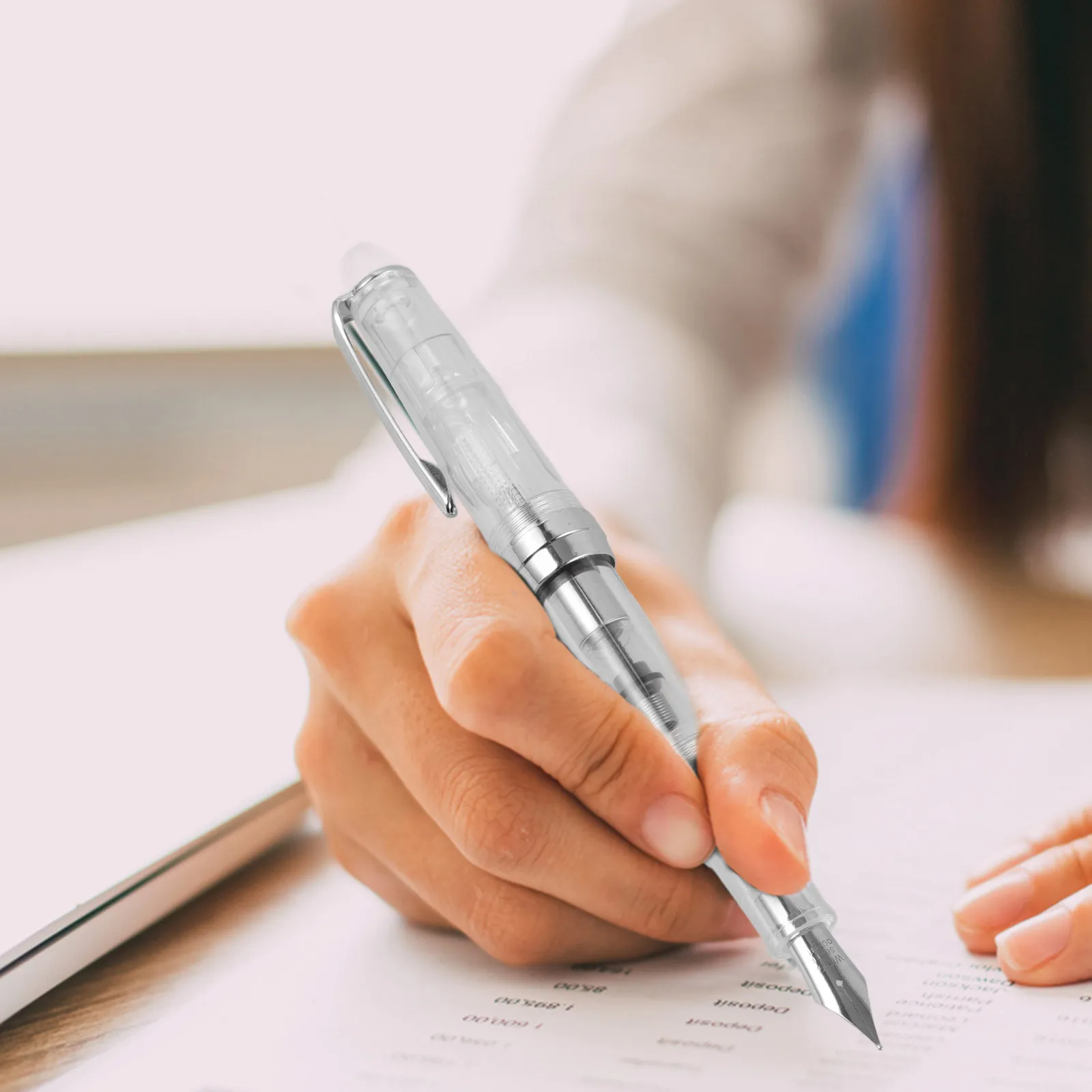 2pcs 0.5mm Fountain Pens Double Piston Refillable Writing Drawing Gifts Durable Portable Calligraphy Office Business Pens
2pcs 0.5mm Fountain Pens Double Piston Refillable Writing Drawing Gifts Durable Portable Calligraphy Office Business Pens