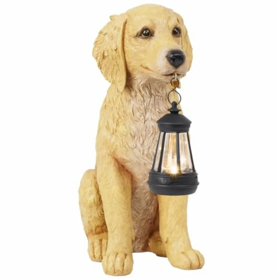 Garden Decor Dog Statues Outdoor - Retriever Puppy Statue with Solar, Outdoor Figurine s for Garden Patio Yard Accent Solar Dec
Garden Decor Dog Statues Outdoor - Retriever Puppy Statue with Solar, Outdoor Figurine s for Garden Patio Yard Accent Solar Dec