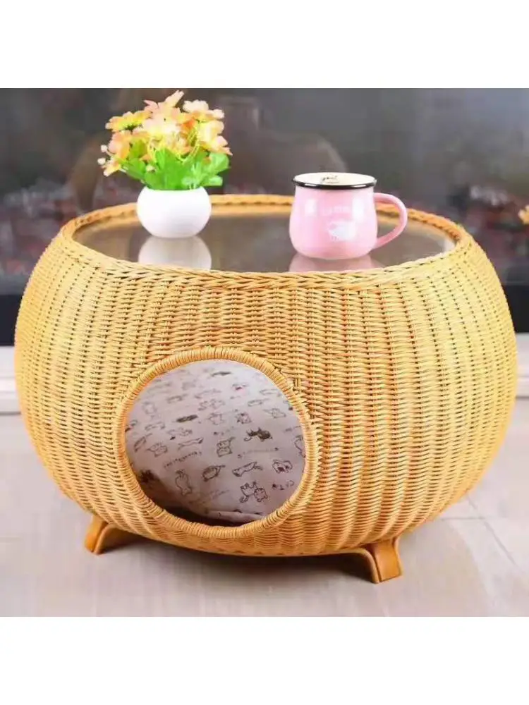 Высококачественный журнальный столик из ротанга, кошачий подстилка, домик для кошек, комната для доставки кошек, питомник домашних животных, закрытый тип, Универсальный для всех сезонов
Высококачественный журнальный столик из ротанга, кошачий подстилка, домик для кошек, комната для доставки кошек, питомник домашних животных, закрытый тип, Универсальный для всех сезонов