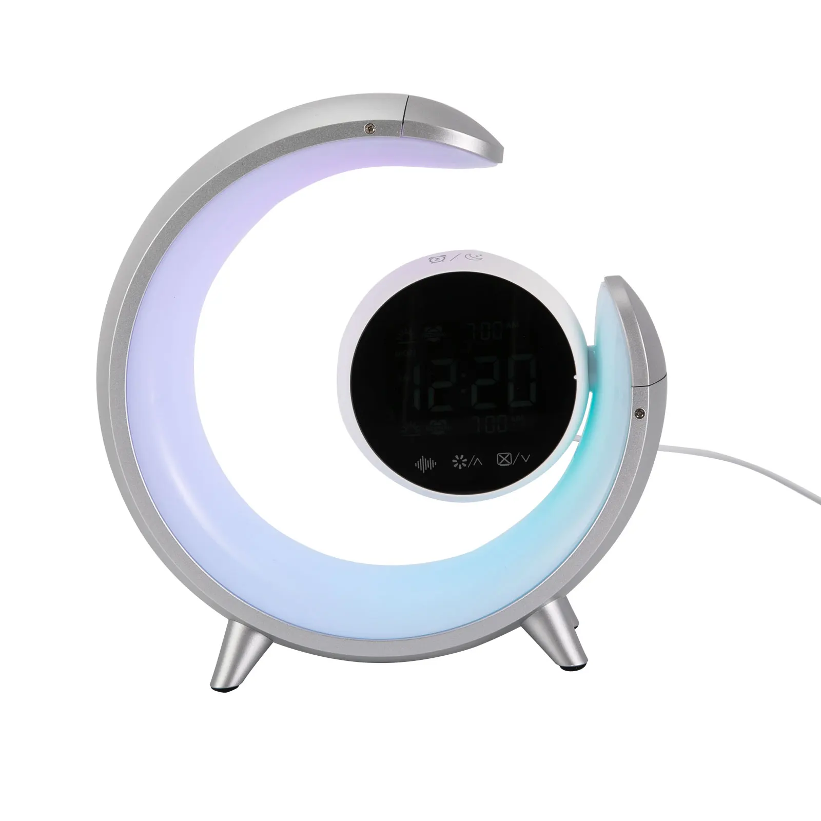 Night Lights, Adjustable Brightness, Dual Alarms, 3 Color Modes, White Noise, Crescent Moon Design for Sleep or Relaxation
Night Lights, Adjustable Brightness, Dual Alarms, 3 Color Modes, White Noise, Crescent Moon Design for Sleep or Relaxation