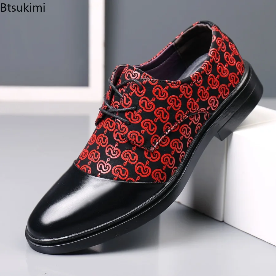 New Spring Autumn Men's Business Leather Shoes Oxford Breathable Patent Leather Dress Shoes for Men Office Wedding Formal Flats
New Spring Autumn Men's Business Leather Shoes Oxford Breathable Patent Leather Dress Shoes for Men Office Wedding Formal Flats