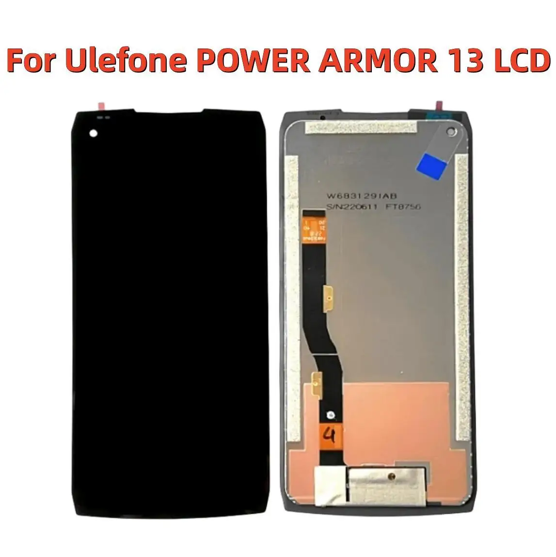 For Ulefone POWER ARMOR 13 LCD Display and Touch Screen Digitizer replacement +Tools
For Ulefone POWER ARMOR 13 LCD Display and Touch Screen Digitizer replacement +Tools
