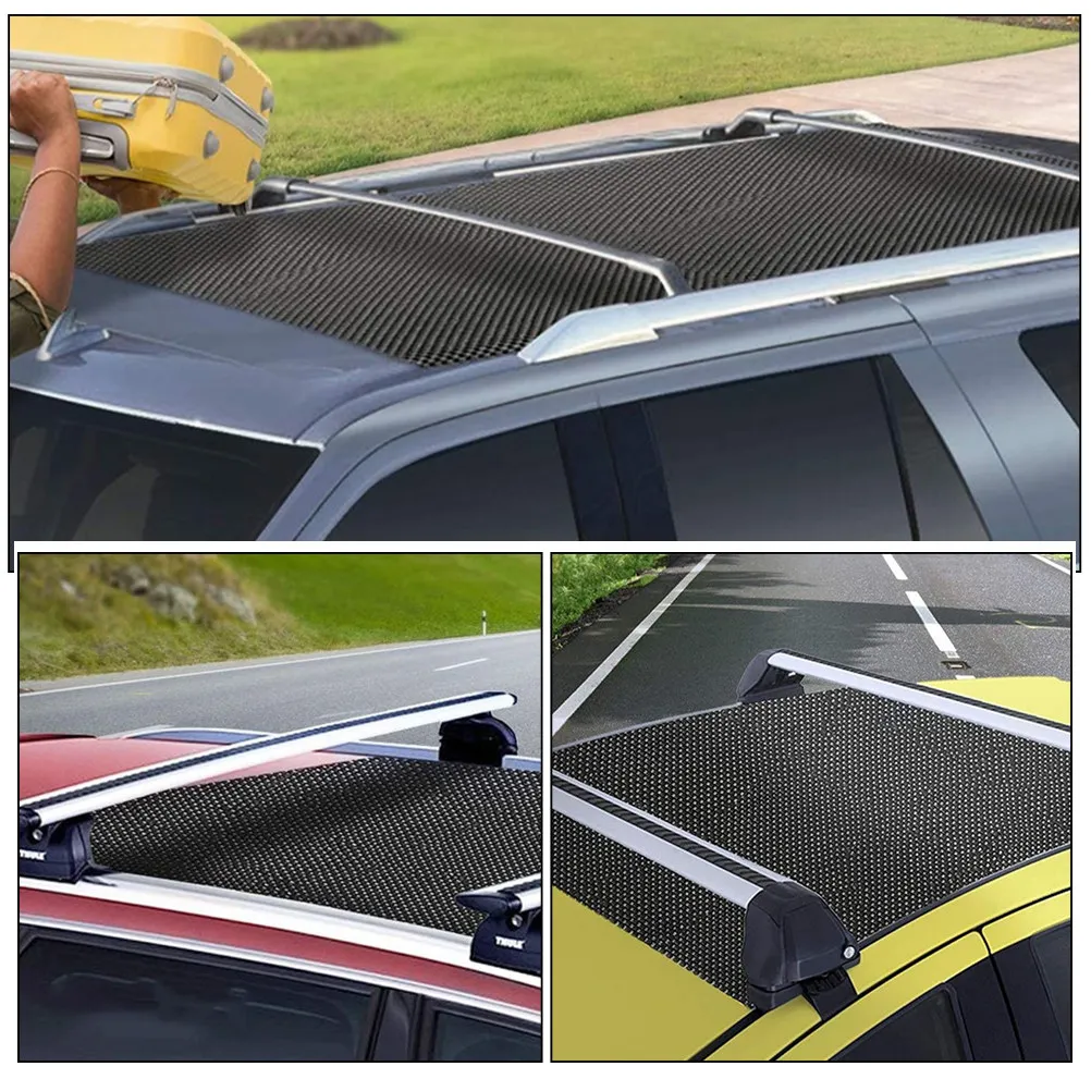 Universal Roof Rack Pad Heavy Duty Cargo Mat Non Slip Surface for Car Top Carrier Protection Easy Install Roof Rack Pads
Universal Roof Rack Pad Heavy Duty Cargo Mat Non Slip Surface for Car Top Carrier Protection Easy Install Roof Rack Pads