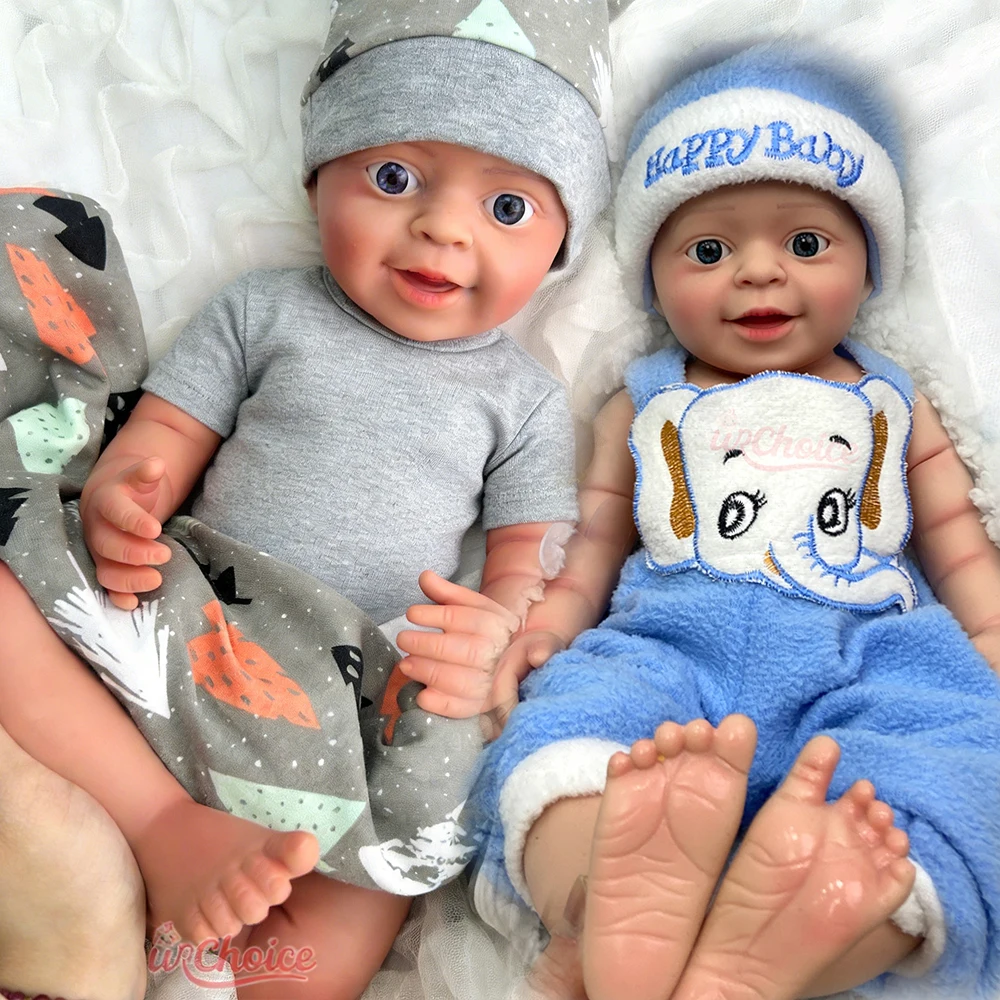 Handmade 18Inch Full Soft Boy Silicone Reborn Baby Lifelike 3D Skin Painted Washable Doll for Anxiety Relief Christmas Gift
Handmade 18Inch Full Soft Boy Silicone Reborn Baby Lifelike 3D Skin Painted Washable Doll for Anxiety Relief Christmas Gift