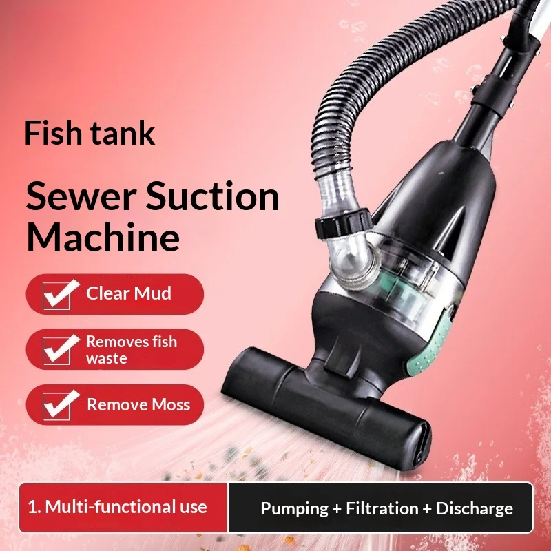 Fish pond sewage suction machine Pool cleaning fish manure Underwater vacuum cleaner
Fish pond sewage suction machine Pool cleaning fish manure Underwater vacuum cleaner
