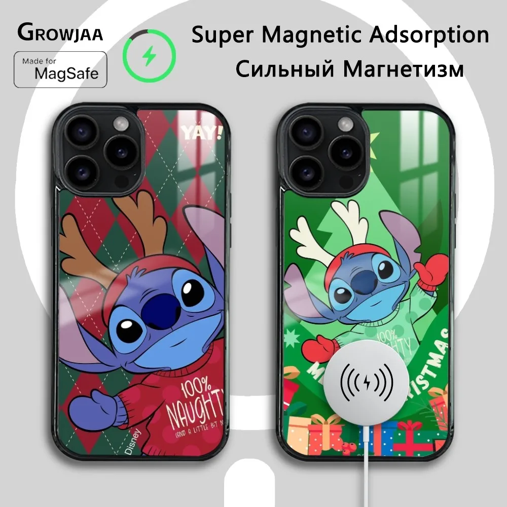 Cartoon Christmas S-Stitch Phone Case For iPhone 16 15 14 13 12 11 Pro Max Plus Mini Magsafe Mirror Wireless Magnetic Cover
Cartoon Christmas S-Stitch Phone Case For iPhone 16 15 14 13 12 11 Pro Max Plus Mini Magsafe Mirror Wireless Magnetic Cover
