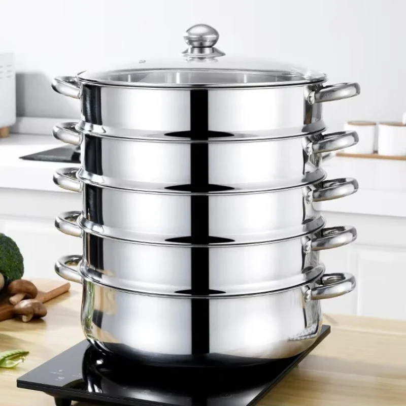 High quality multi-layer steamer insert cooking pot stainless steel steamer
High quality multi-layer steamer insert cooking pot stainless steel steamer