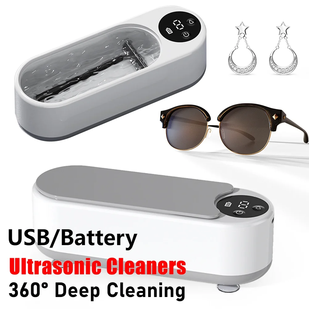 Ultrasonic Jewelry Cleaner Machine Portable Glasses Cleaner Retainer Cleaner Machine High Frequency Vibration for Coins Dentures
Ultrasonic Jewelry Cleaner Machine Portable Glasses Cleaner Retainer Cleaner Machine High Frequency Vibration for Coins Dentures