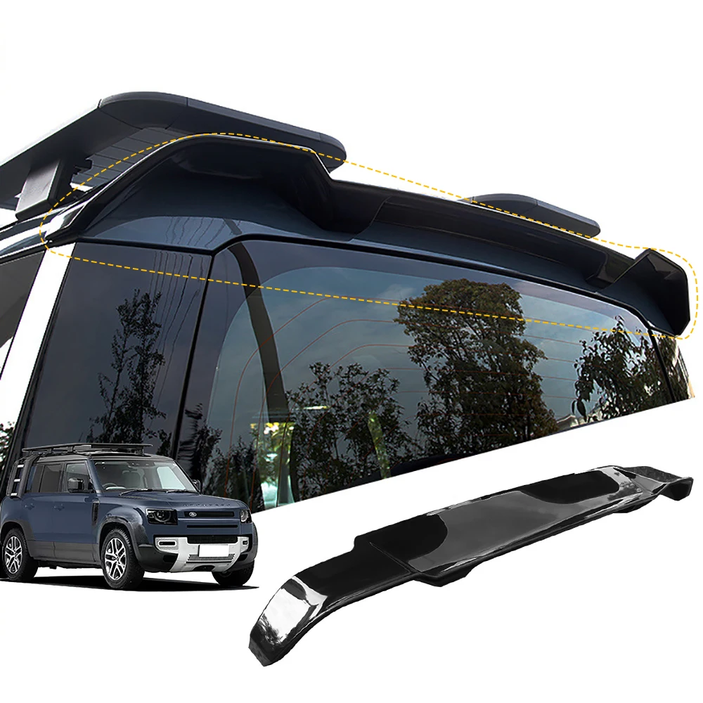 ABS Material Rear Spoiler Rear Wing Tail Modified Gloss Black Rear Roof Spoiler Tail Wing for Land Rover Defender 90 110 2023
ABS Material Rear Spoiler Rear Wing Tail Modified Gloss Black Rear Roof Spoiler Tail Wing for Land Rover Defender 90 110 2023