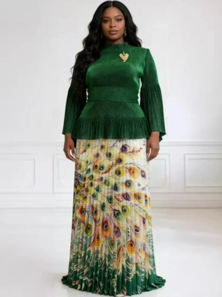 Женские комплекты из двух предметов в стиле дашики, новинка весна-осень, африканский стиль, комплекты из топа и юбки, одежда для женщин.
Женские комплекты из двух предметов в стиле дашики, новинка весна-осень, африканский стиль, комплекты из топа и юбки, одежда для женщин.