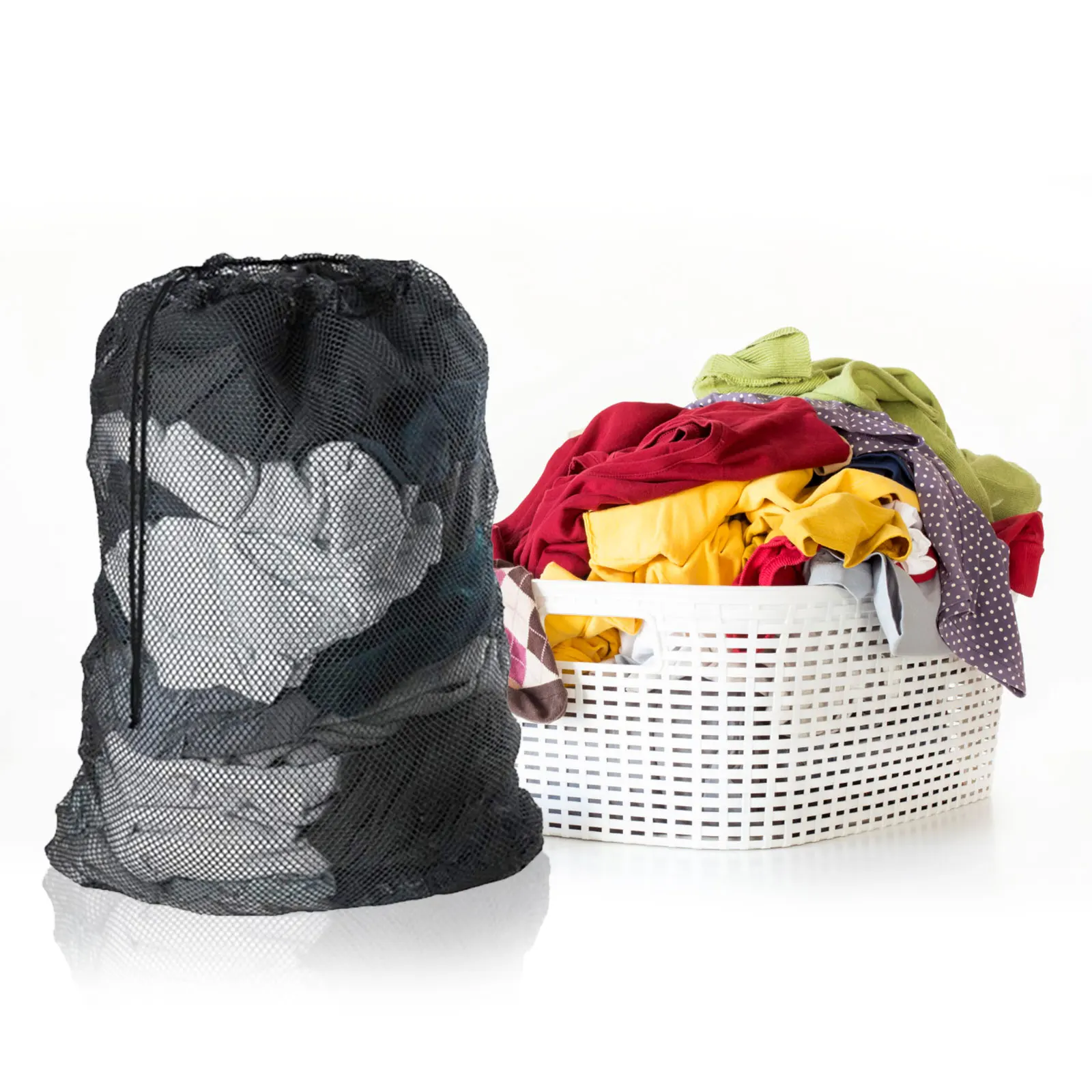 2Pcs Laundry Bags Extra Large Heavy Duty Black Mesh Travel Drawstring Washable Clothes Storage Dustproof Portable Home Stocking
2Pcs Laundry Bags Extra Large Heavy Duty Black Mesh Travel Drawstring Washable Clothes Storage Dustproof Portable Home Stocking