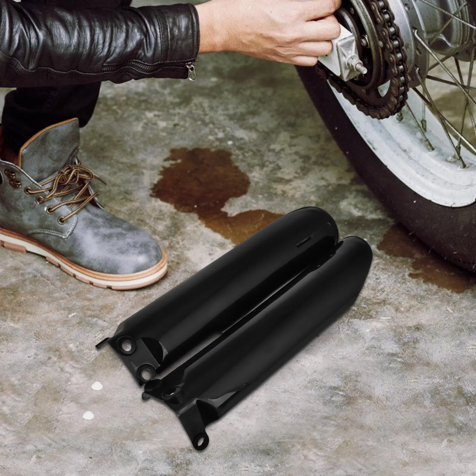 Front Fork Guard Covers Protector for Motorcycle Dirt Bikes Suspension Protection Front Fork Cap Protector Replacement Plastic
Front Fork Guard Covers Protector for Motorcycle Dirt Bikes Suspension Protection Front Fork Cap Protector Replacement Plastic