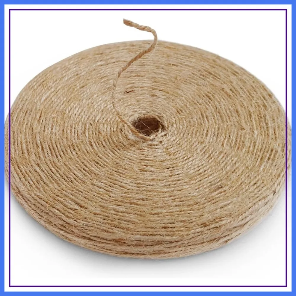 600 Feet Natural Jute Twine for Crafts, Gift Wrapping, Gardening, Crochet, Knitting, Macrame Decor
600 Feet Natural Jute Twine for Crafts, Gift Wrapping, Gardening, Crochet, Knitting, Macrame Decor