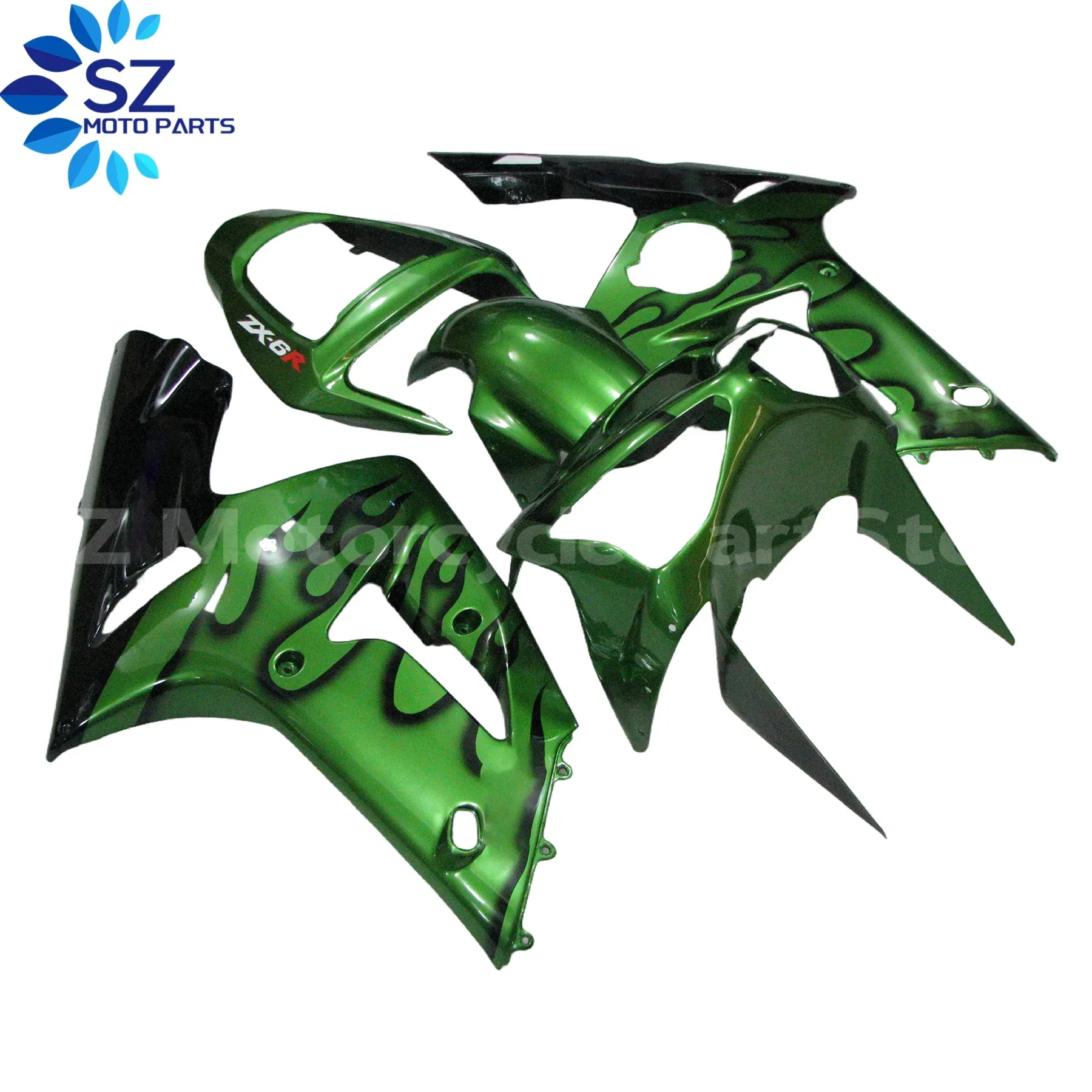 Motorcycle Fairing Kit ABS Plastic Injection Bodykits Full Bodywork Cover Fit For Ninja 636 ZX6R ZX-6R ZX6R 2003 2004
Motorcycle Fairing Kit ABS Plastic Injection Bodykits Full Bodywork Cover Fit For Ninja 636 ZX6R ZX-6R ZX6R 2003 2004