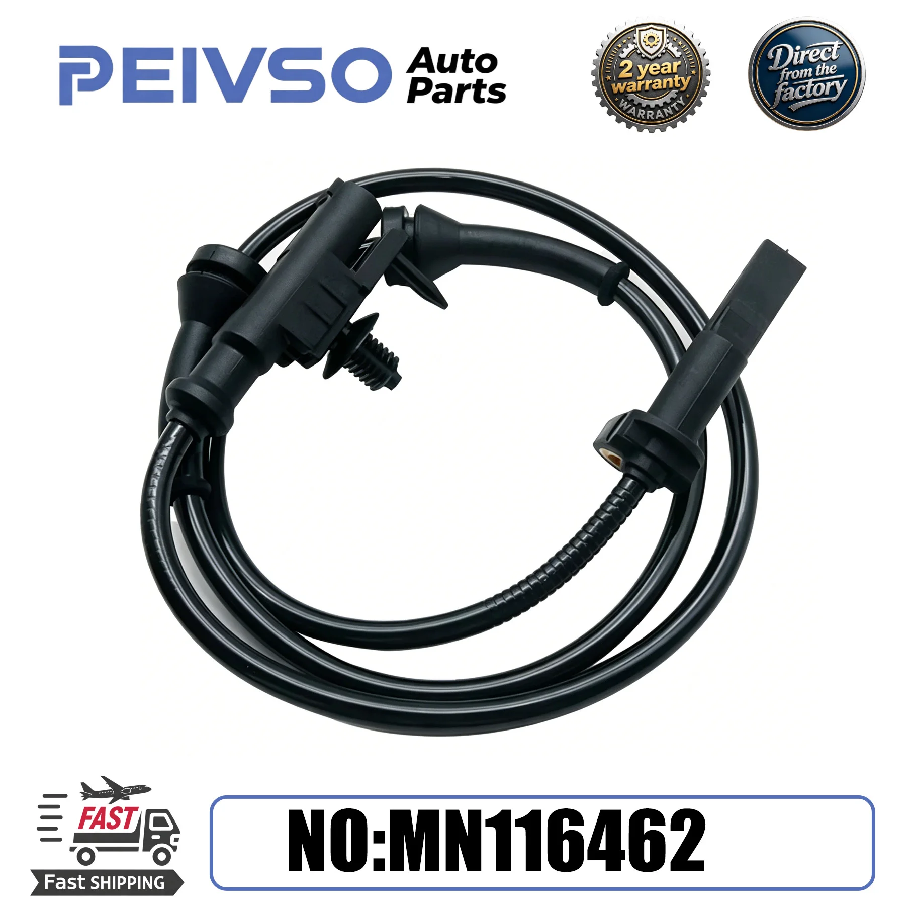 2x ABS Wheel Speed Sensor High-Quality MN116462 Rear Left Right For Mitsubishi Colt CZC Smart Forfour 1.5 2005-2012
2x ABS Wheel Speed Sensor High-Quality MN116462 Rear Left Right For Mitsubishi Colt CZC Smart Forfour 1.5 2005-2012