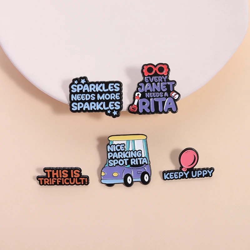 This Is Trifficult Keepy Uppy Enamel Pins Needs More Sparkles Comedy Children's Animated Brooch Lapel Badge Jewelry Gifts
This Is Trifficult Keepy Uppy Enamel Pins Needs More Sparkles Comedy Children's Animated Brooch Lapel Badge Jewelry Gifts