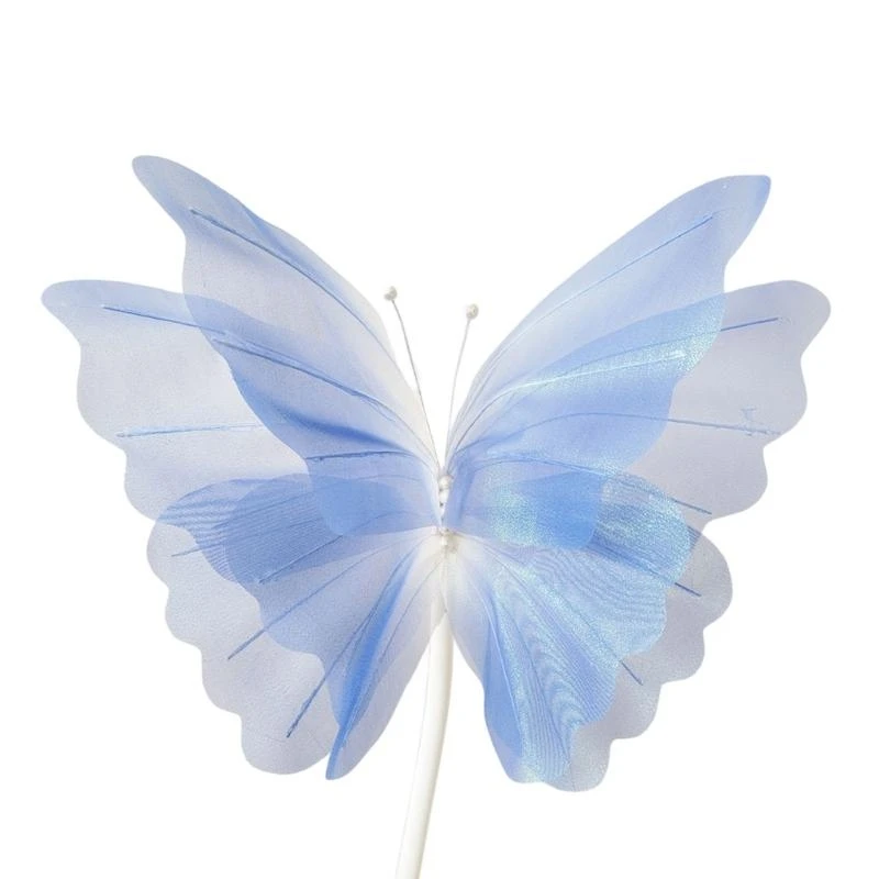 E8BD Artificial Butterfly Ornament Large Gauze Butterfly Decoration for Wedding Reception Backdrops Home Garden Decoration
E8BD Artificial Butterfly Ornament Large Gauze Butterfly Decoration for Wedding Reception Backdrops Home Garden Decoration