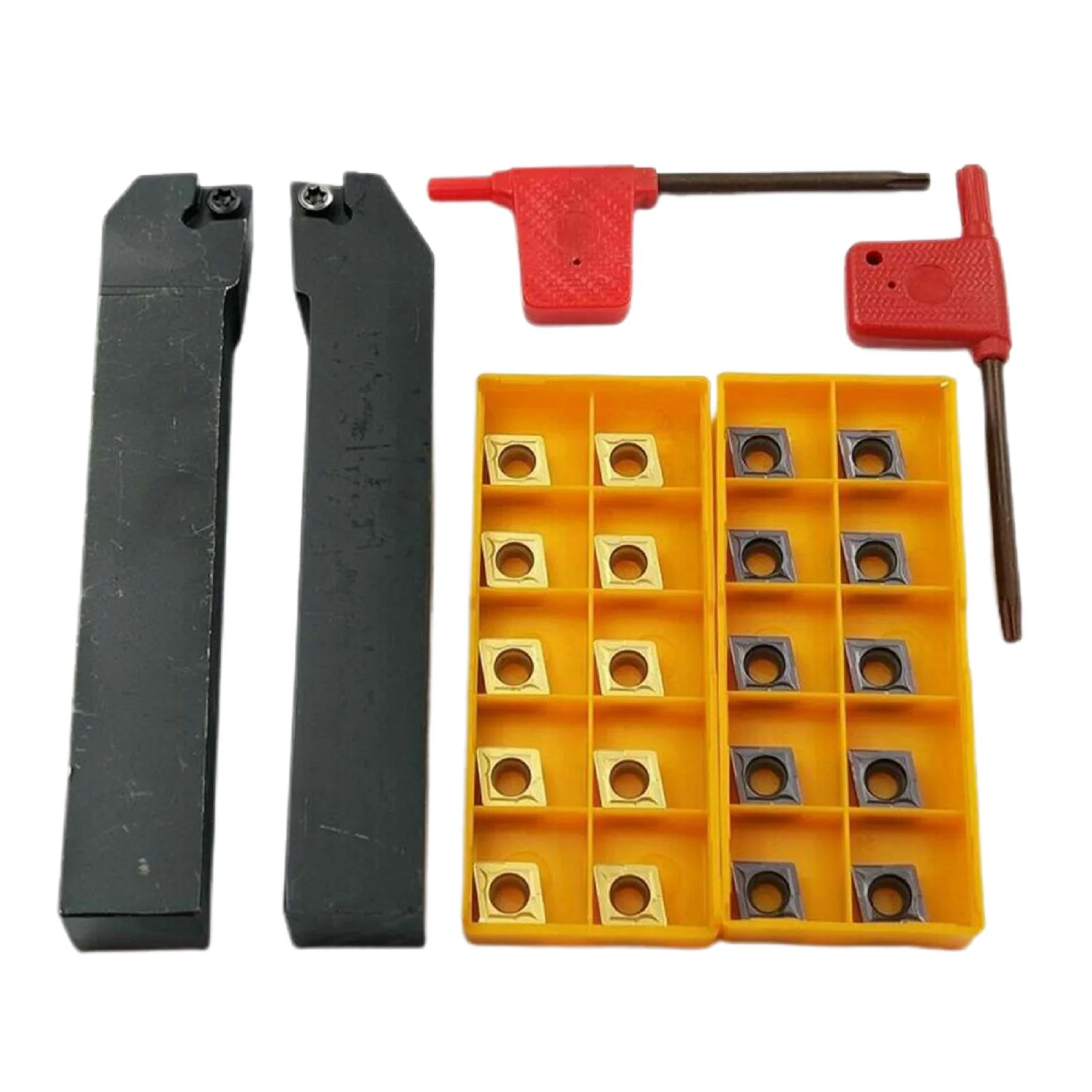 CNC Turning Tool Holder SCLCR2020K09 and SCLCL2020K09 with 20 CCMT09T304 Carbide Inserts for Efficient Processing
CNC Turning Tool Holder SCLCR2020K09 and SCLCL2020K09 with 20 CCMT09T304 Carbide Inserts for Efficient Processing