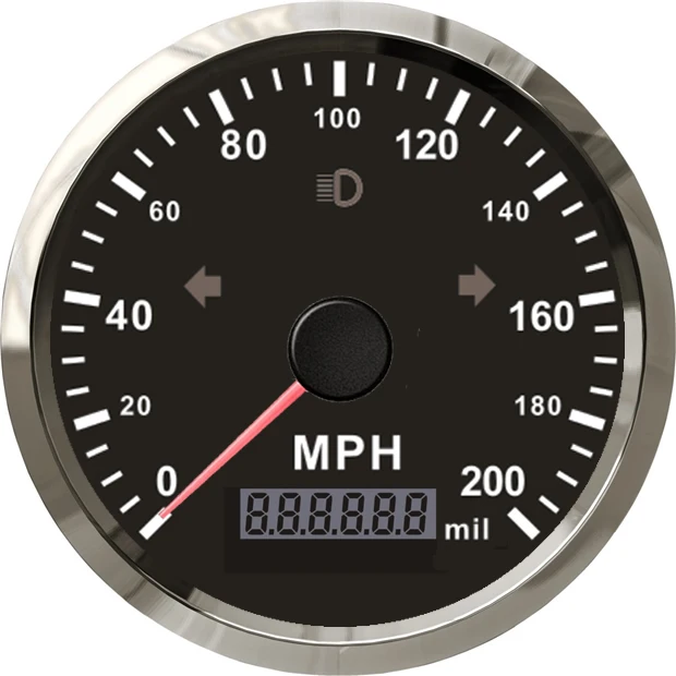 GPS Speedometer Universal 200 KPH MPH 85mm
GPS Speedometer Universal 200 KPH MPH 85mm