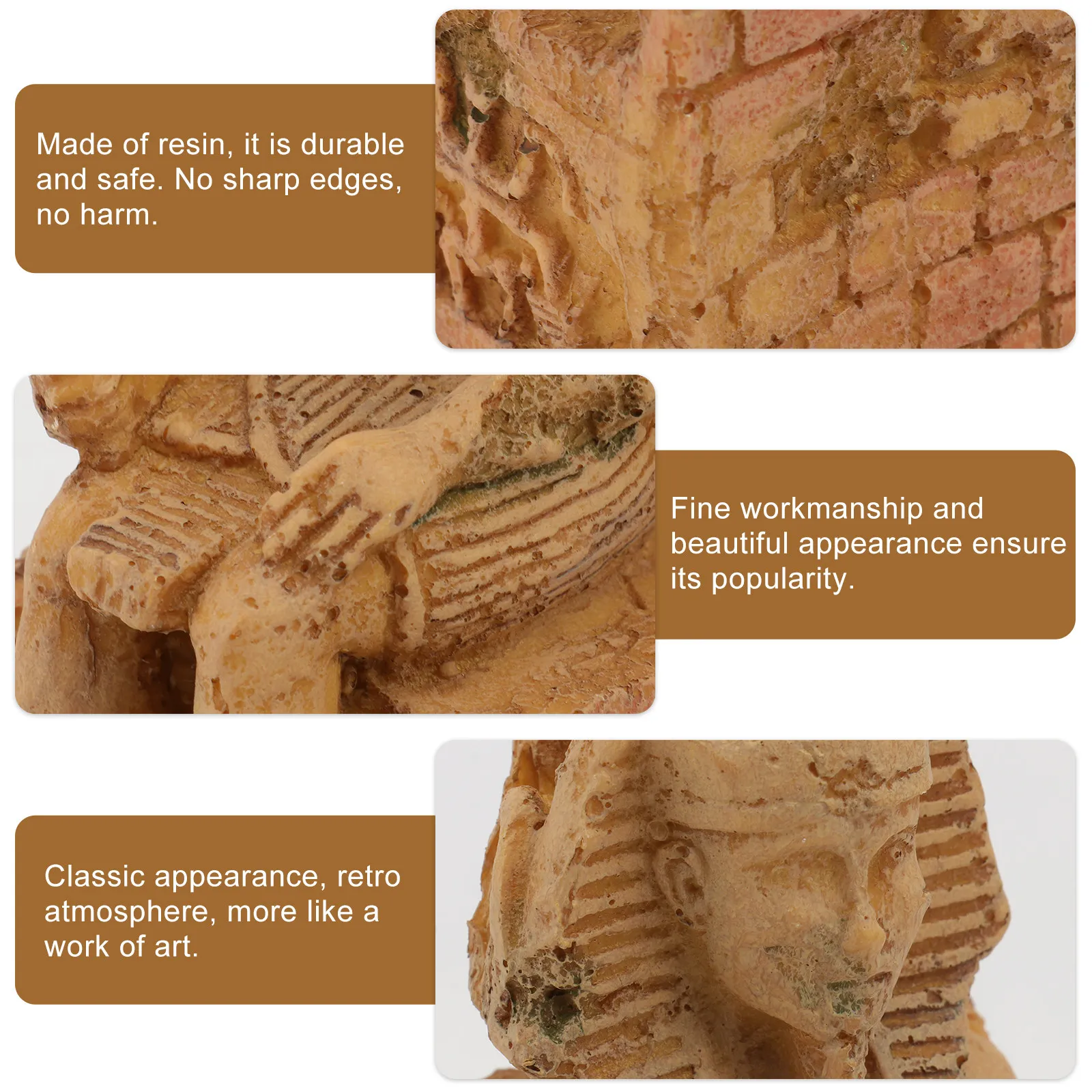 1 шт. Статуэтка Фараоновского трона из смолы, украшение для аквариума, безопасное, экологичное, не выцветающее, для рыб и креветок, имитация натурального камня
1 шт. Статуэтка Фараоновского трона из смолы, украшение для аквариума, безопасное, экологичное, не выцветающее, для рыб и креветок, имитация натурального камня