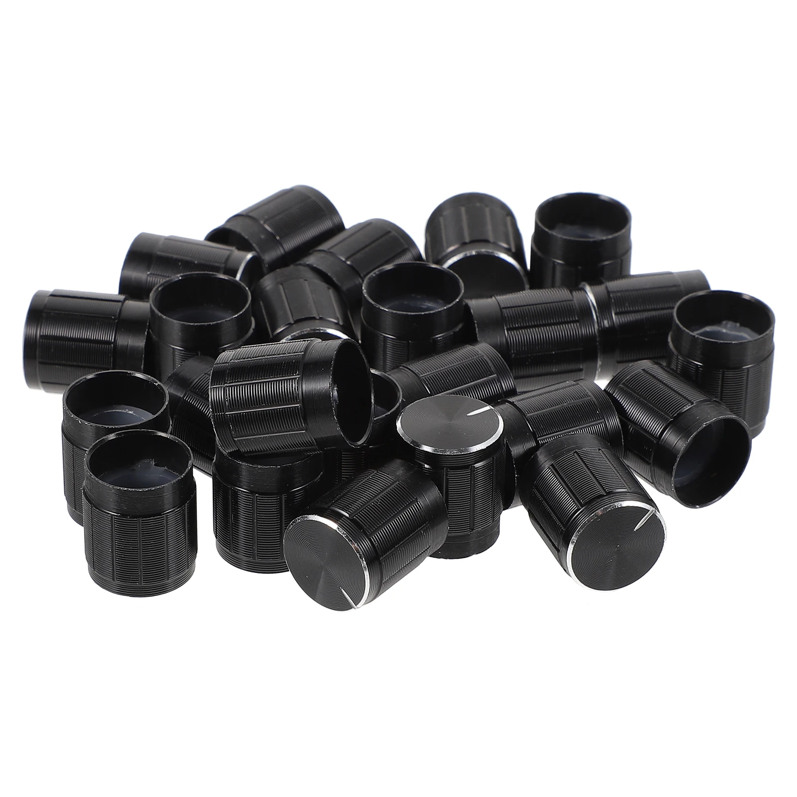 24pcs 15x17mm Black Aluminum Volume Control Knob Potentiometer Adjustment Round Shaft Guitar Accessories Lightweight Durable
24pcs 15x17mm Black Aluminum Volume Control Knob Potentiometer Adjustment Round Shaft Guitar Accessories Lightweight Durable