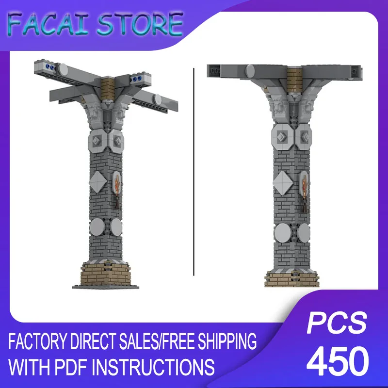 Moc Building Bricks Modular Columns Of The Ancient Catacombs Model Technology Blocks Christmas DIY Toy Construction Gifts
Moc Building Bricks Modular Columns Of The Ancient Catacombs Model Technology Blocks Christmas DIY Toy Construction Gifts