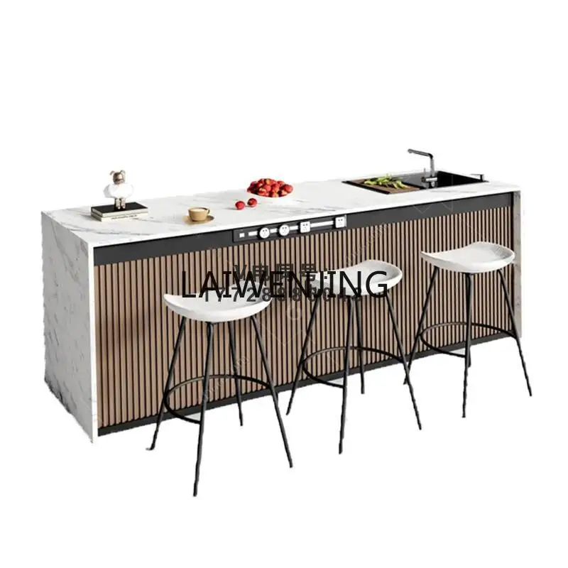 HLZ partition dining table integrated marble island table open kitchen sink household
HLZ partition dining table integrated marble island table open kitchen sink household