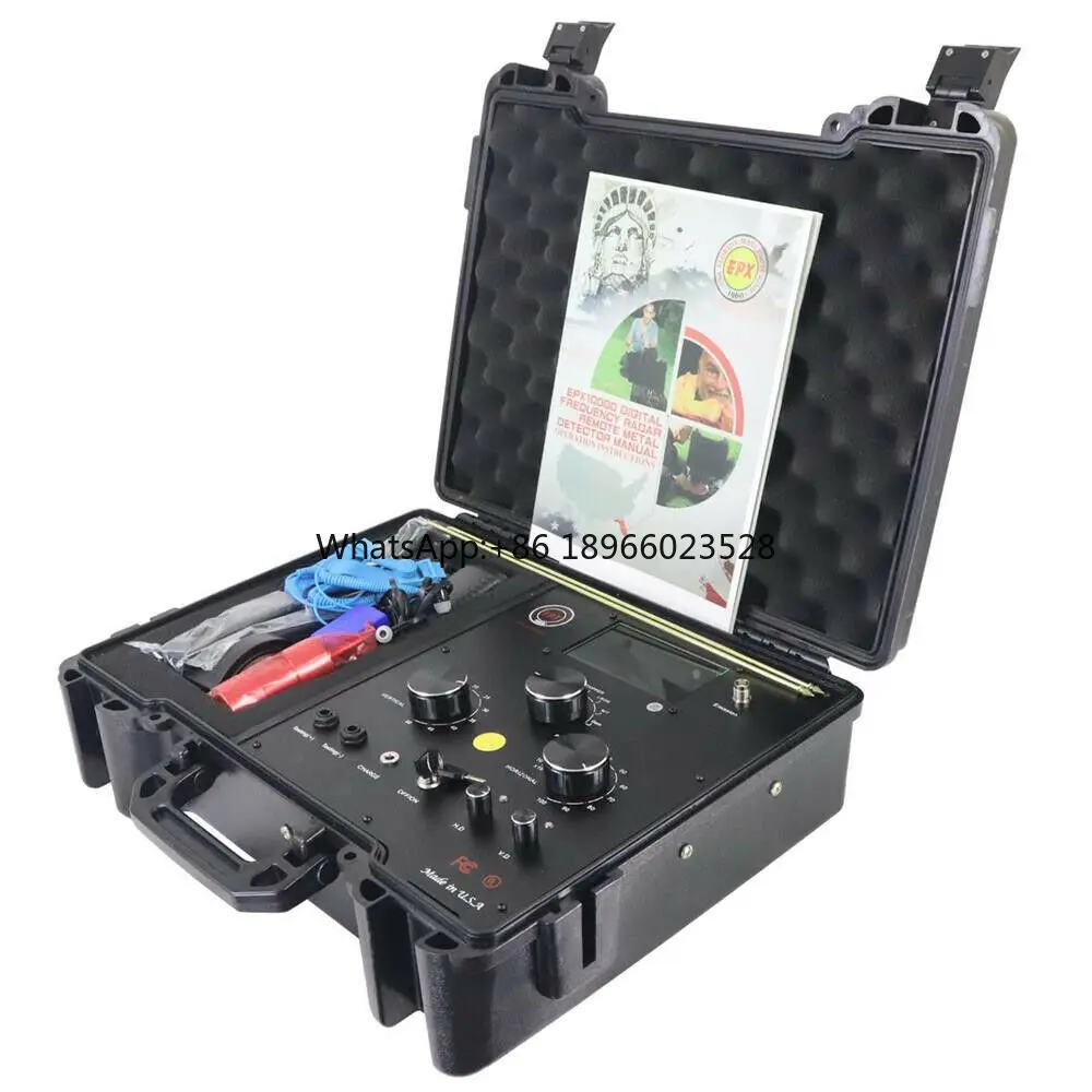 Underground Metal Detector EPX10000 with Degausser Gold Diamond Silver Copper Treasure Finder Detector EPX-10000
Underground Metal Detector EPX10000 with Degausser Gold Diamond Silver Copper Treasure Finder Detector EPX-10000