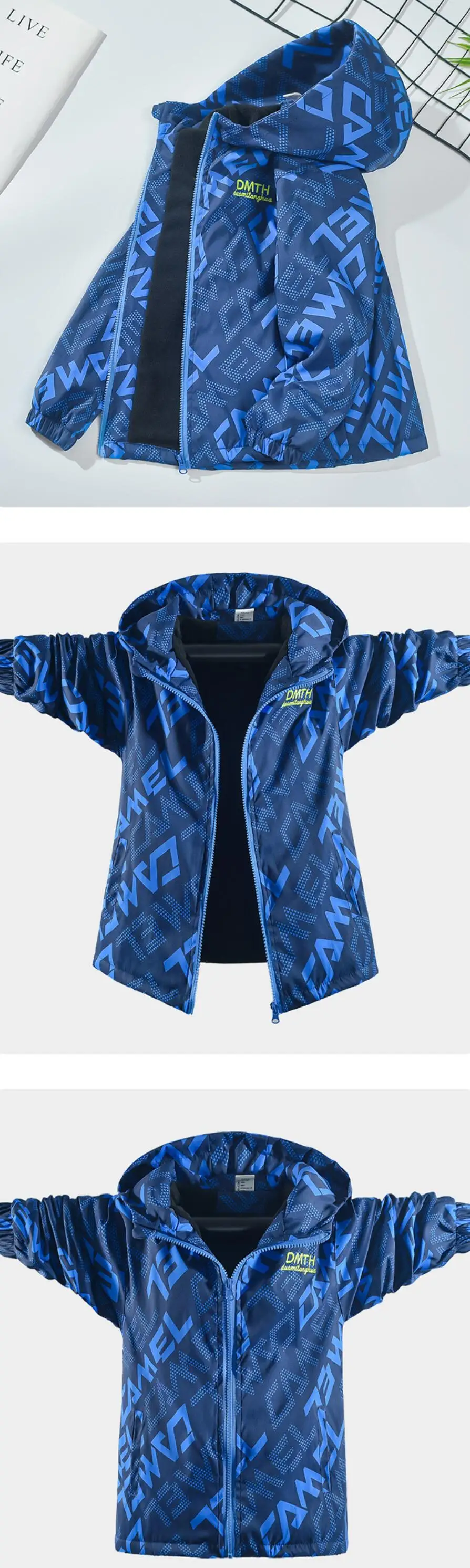 Boys Waterproof Hooded Outdoor Jacket 19 Sc8ff14d776194a42942879da61e5a7ddO