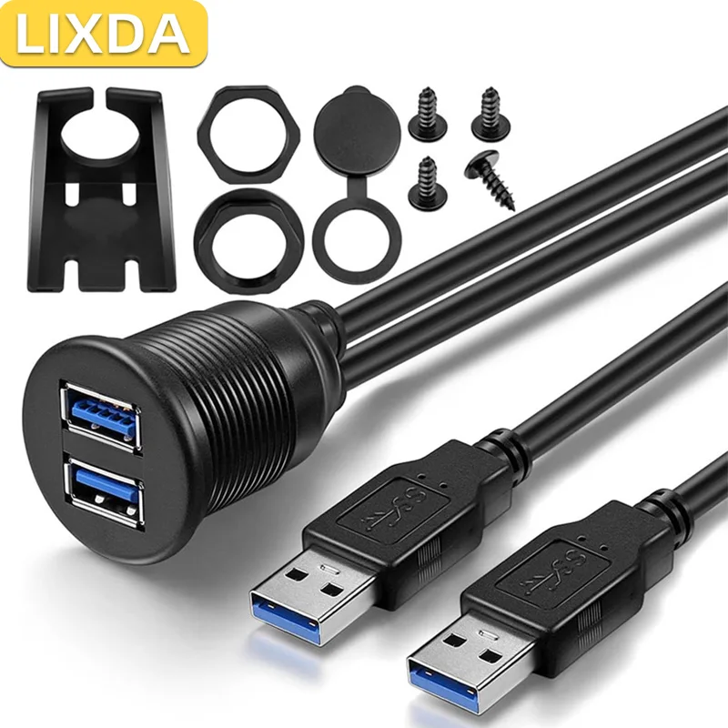 Двойной USB 3.0 автомобильный удлинительный кабель для скрытого монтажа, водонепроницаемый, прочный, быстрая передача данных для приборной панели автомобиля, мотоцикла, лодки
Двойной USB 3.0 автомобильный удлинительный кабель для скрытого монтажа, водонепроницаемый, прочный, быстрая передача данных для приборной панели автомобиля, мотоцикла, лодки