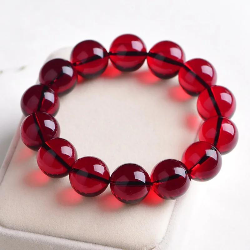 The Second-generation Blood Amber Single-circle Bead Bracelet, A Classic Fashion Temperament Bracelet.
The Second-generation Blood Amber Single-circle Bead Bracelet, A Classic Fashion Temperament Bracelet.