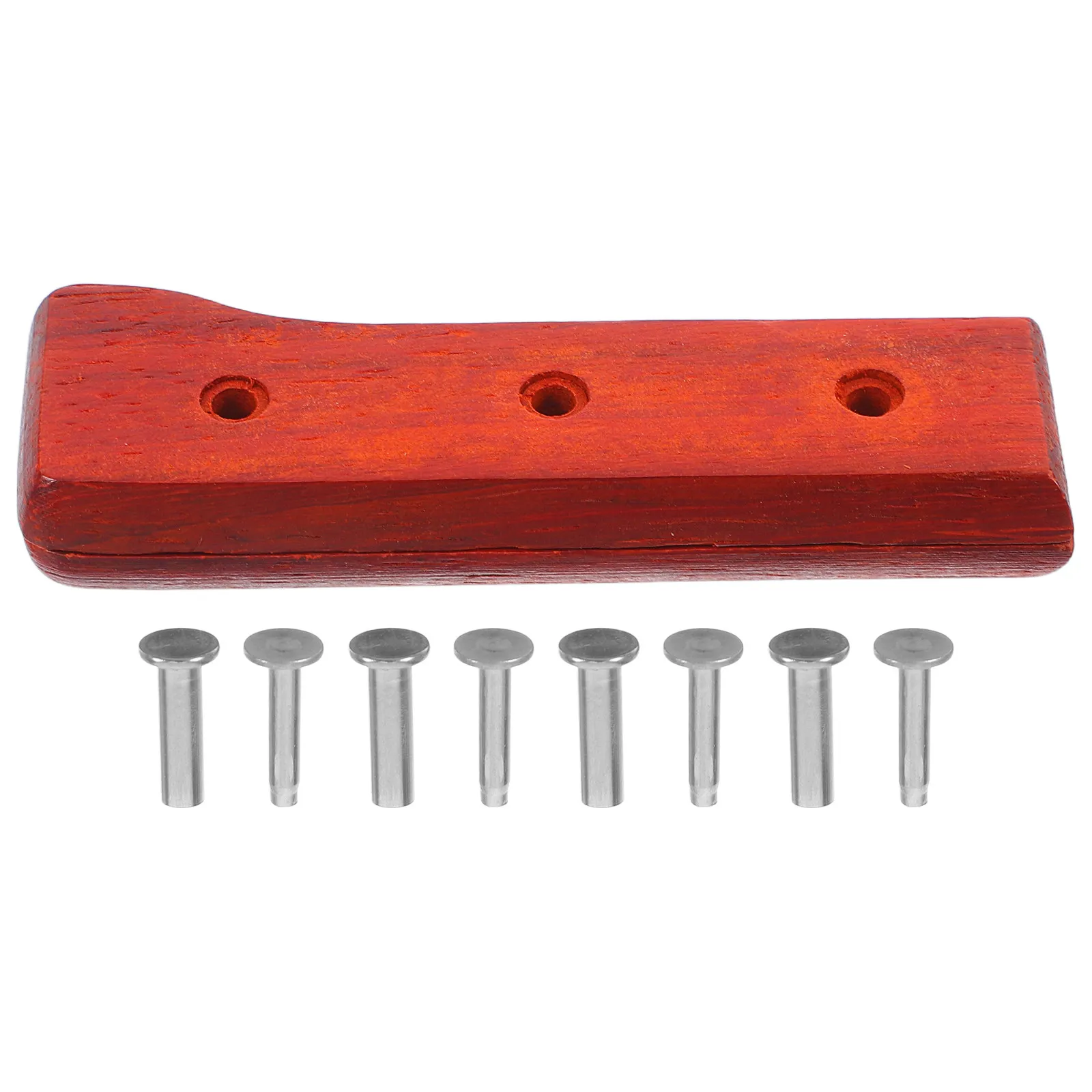 1Pair Red Pear Wood Chef Knife Handle Replacement Solid Wood Kitchen Cutter Grip Finger Protection Smooth Finish for Knife DIY
1Pair Red Pear Wood Chef Knife Handle Replacement Solid Wood Kitchen Cutter Grip Finger Protection Smooth Finish for Knife DIY