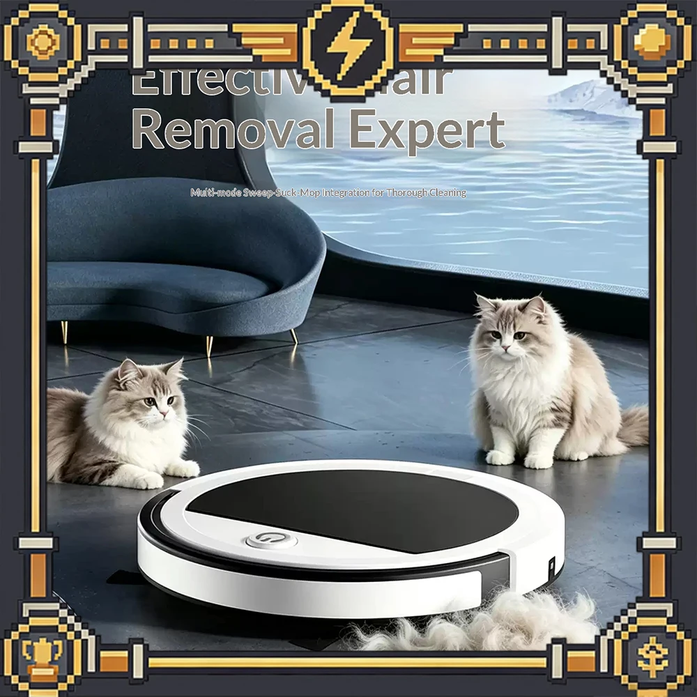 Cleaning sweeper sweeping robot cat hair special cat hair suction machine fully automatic Strength hair removal sweeper
Cleaning sweeper sweeping robot cat hair special cat hair suction machine fully automatic Strength hair removal sweeper