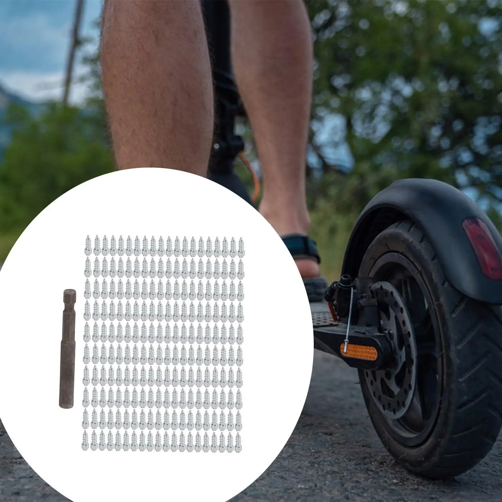 Screw in Tire Studs with Installation Tool Reusable Steel Snow Spikes for Automotive Bicycle Motorcycle Winter
Screw in Tire Studs with Installation Tool Reusable Steel Snow Spikes for Automotive Bicycle Motorcycle Winter