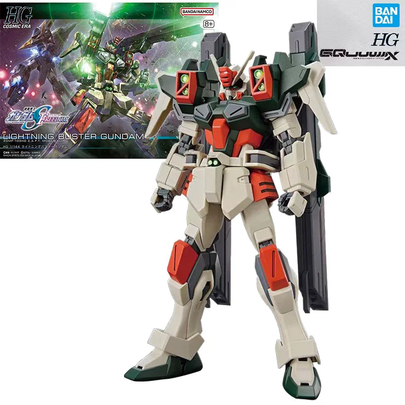 Bandai original Gundam HG 1/144 LIGHTZIZG BUSTER GUNDAM anime character robot mobile warrior assembly model toy boy gift
Bandai original Gundam HG 1/144 LIGHTZIZG BUSTER GUNDAM anime character robot mobile warrior assembly model toy boy gift