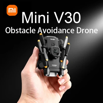 샤오미 V30 미니 4DRC 카메라 드론, HD 4K 1080P FPV RC 드론, 전문 5 면 장애물 회피 헬리콥터 드론